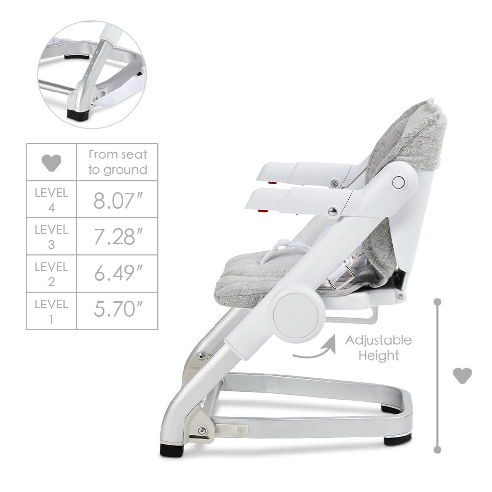 Feed Me 3-in-1 High Chair & Booster Seat – Compact Baby Dining Chair | UNILOVE